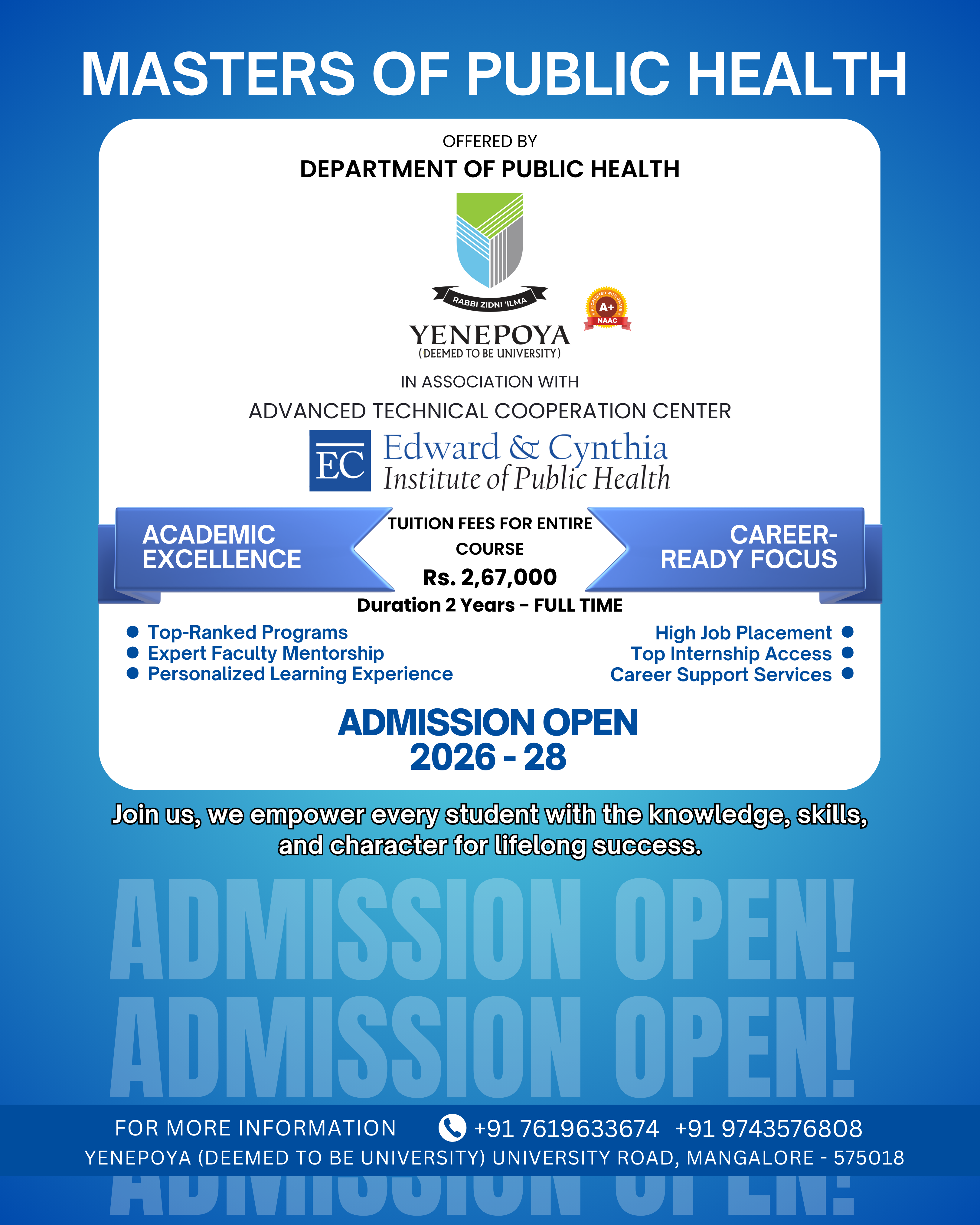 MPH Admission Poster 2